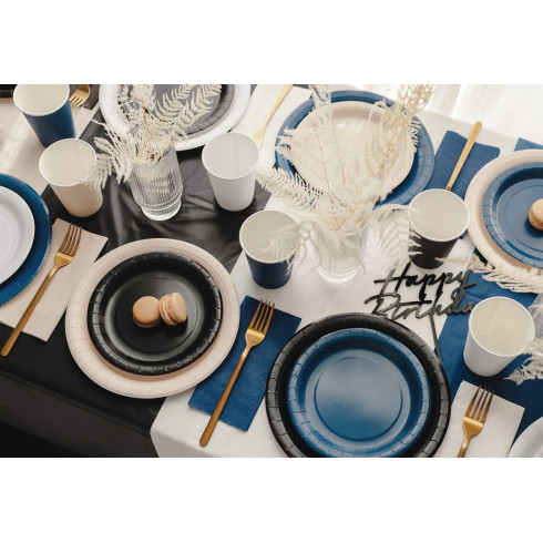 Fekete szintetikus abrosz 137x183 cm – elegáns asztalterítő Fekete szintetikus abrosz 137x183 cm – elegáns asztalterítő