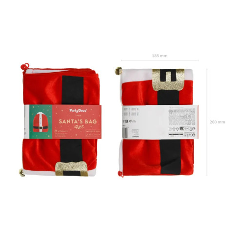 Darčekové vrece Santa Claus, mix farieb, 50 × 70 cm
