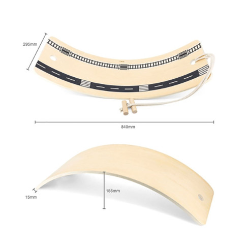 Dětská dřevěná balanční deska Viga