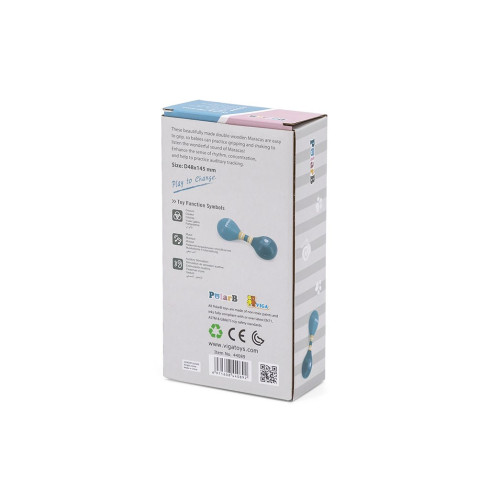 Detská drevená dvojitá rumbakoule Viga slon