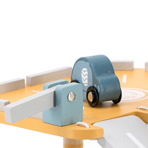 Detská drevená garáž s autíčkami Viga set