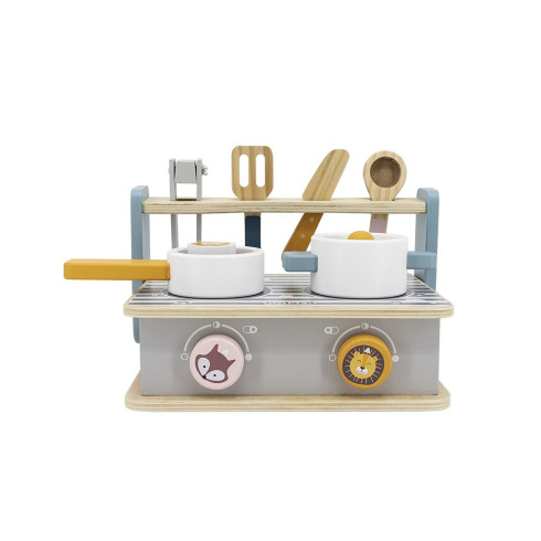 Dětská dřevěná mini kuchyňka sada na vaření Viga