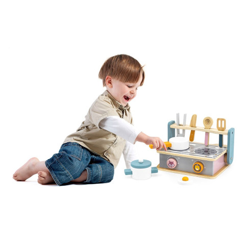 Dětská dřevěná mini kuchyňka sada na vaření Viga