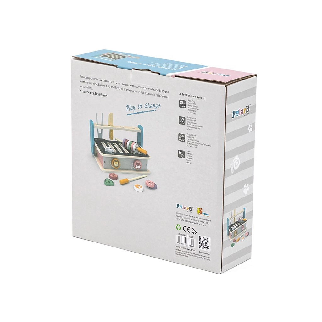 Dětská dřevěná mini kuchyňka sada na vaření Viga