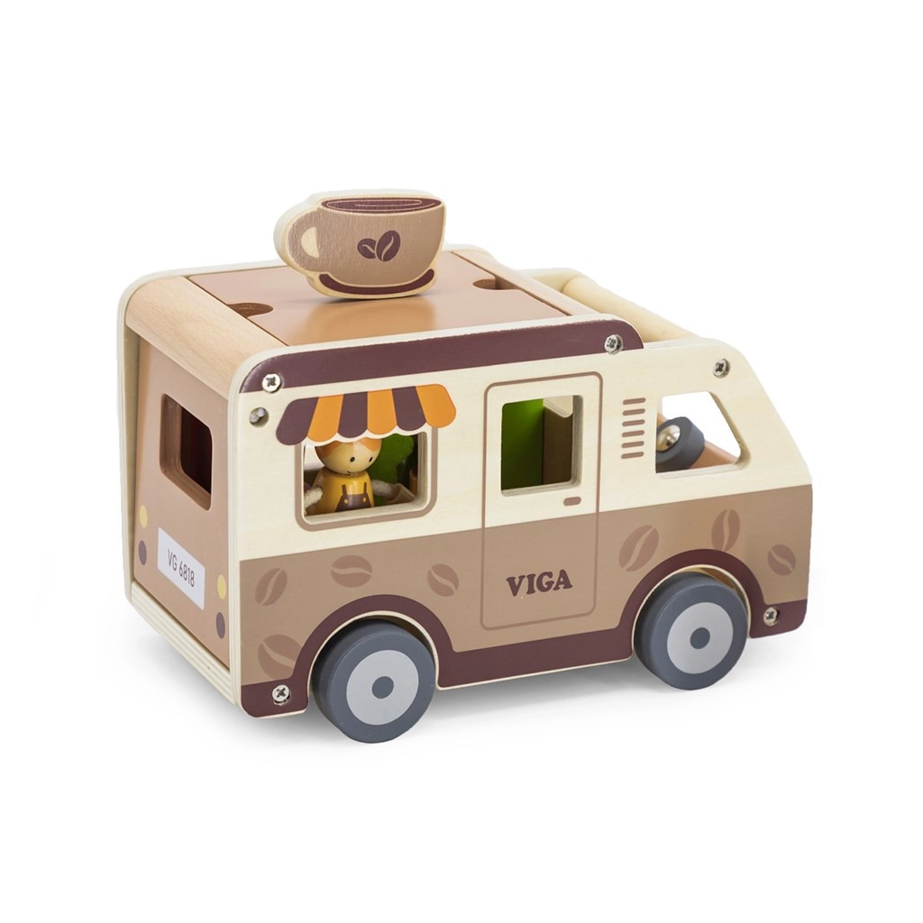 Dětská dřevěná mobilní kavárna Viga