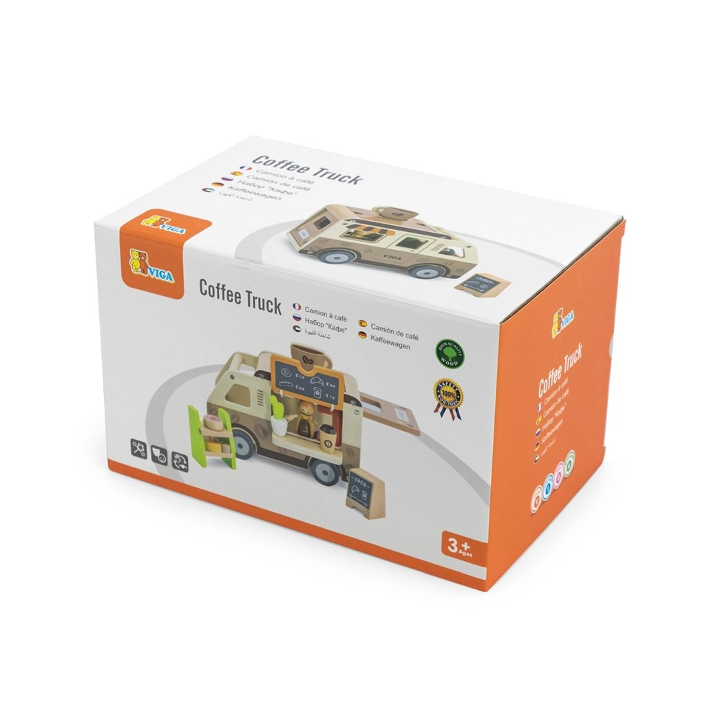 Dětská dřevěná mobilní kavárna Viga