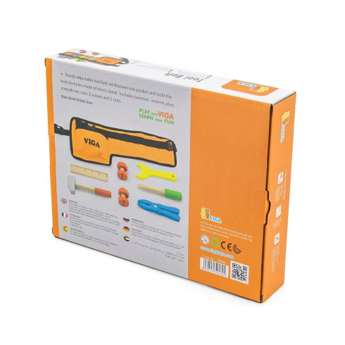 Detská drevená sada náradia Viga opasok
