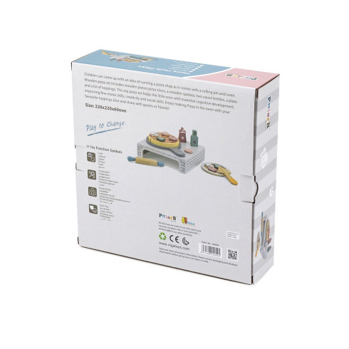 Dětská dřevěná sada na pizzu Viga