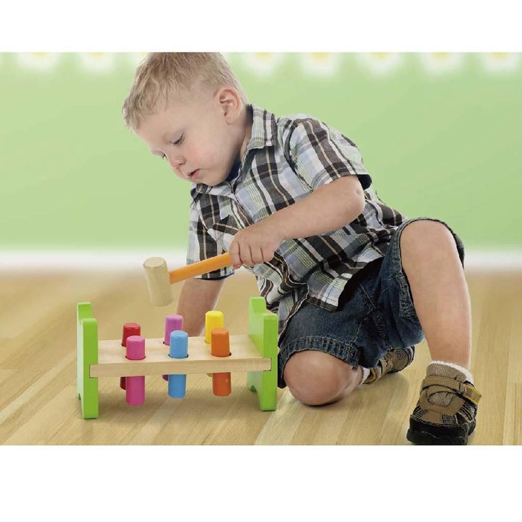 Detská drevená zatĺkačka Viga pre najmenších