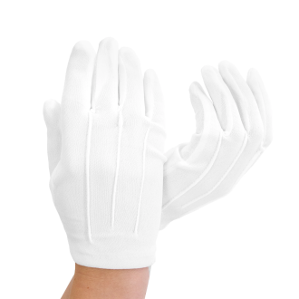 Detské biele rukavičky na prvé sväté prijímanie 15 cm