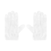 Fehér gyerek kesztyű elsőáldozásra, 15 cm