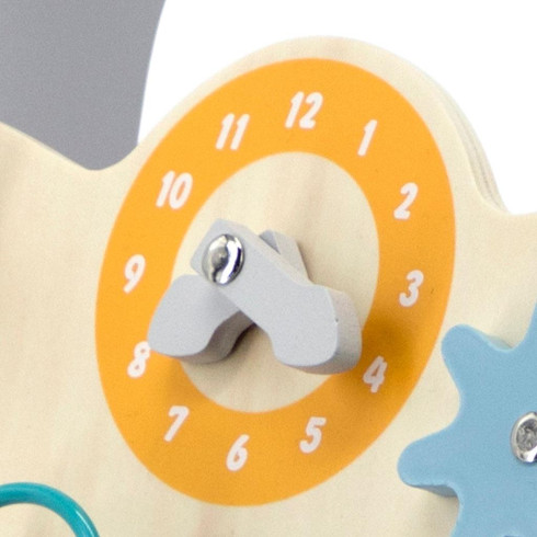 Dřevěné chodítko pro děti s aktivitami Viga