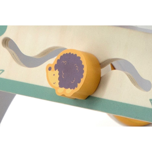 Dřevěné chodítko pro děti s aktivitami Viga