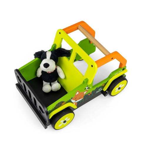 Dřevěné dětské chodítko Viga Explorer Fox and Friends