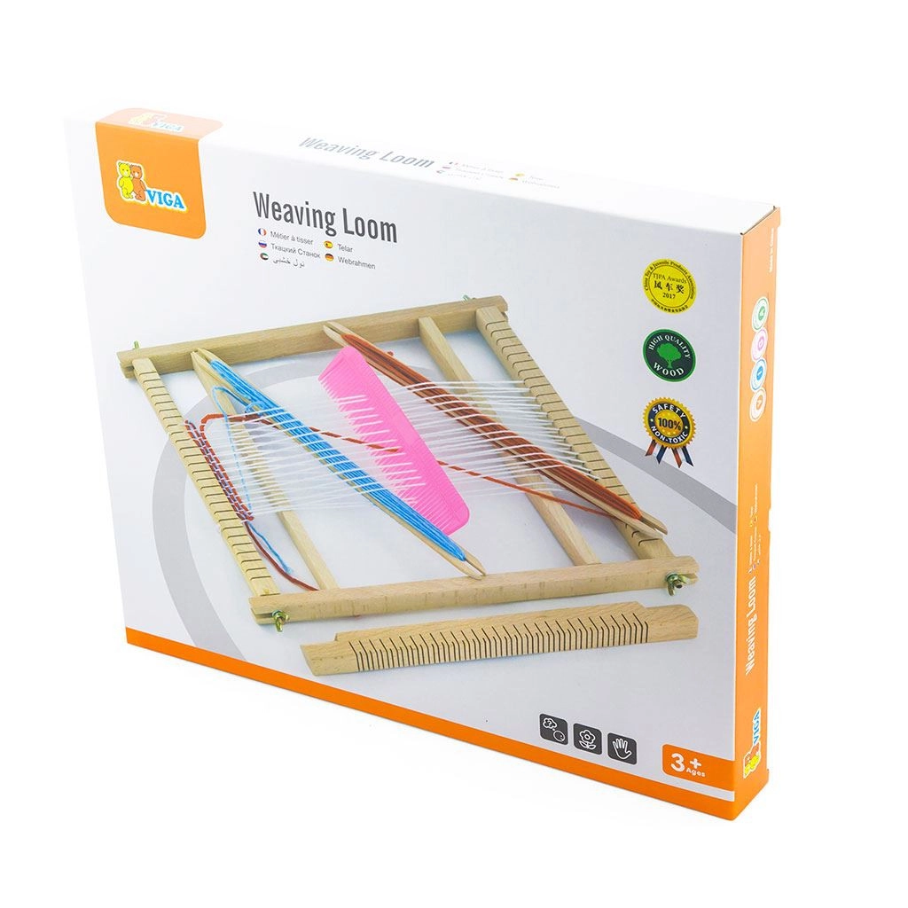 Detské drevené krosná Viga kreativna súprava