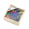Dětská dřevěná magnetická písmena Viga 52 dílků