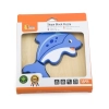 Detské drevené puzzle Viga rybka 3 diely