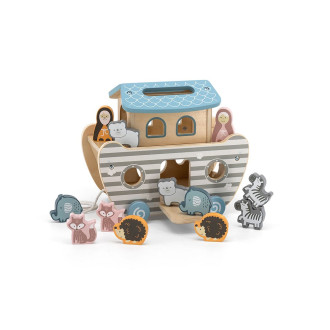 Dřevěné vkládací puzzle Noemova archa Viga na tahání