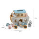 Dřevěné vkládací puzzle Noemova archa Viga na tahání