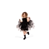 Costume da stregone per bambini nero, taglia 116-128, poliestere