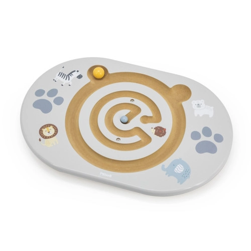 Detský drevený balansujúci labyrint medvedík Viga