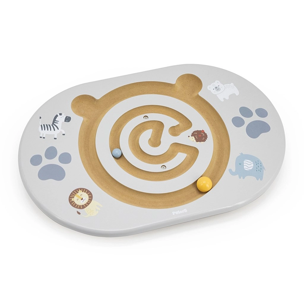 Detský drevený balansujúci labyrint medvedík Viga