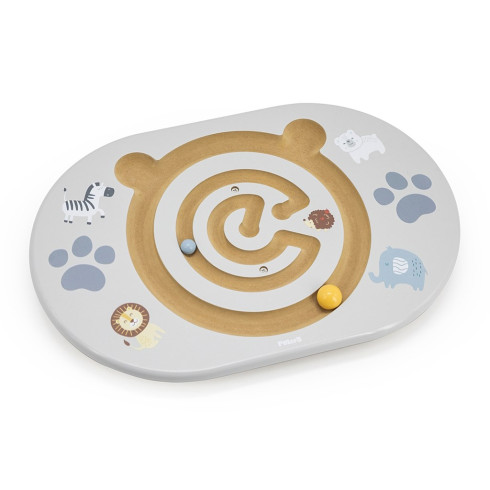 Detský drevený balansujúci labyrint medvedík Viga