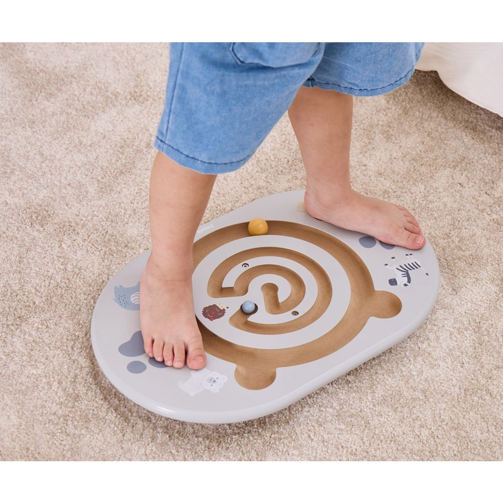 Detský drevený balansujúci labyrint medvedík Viga