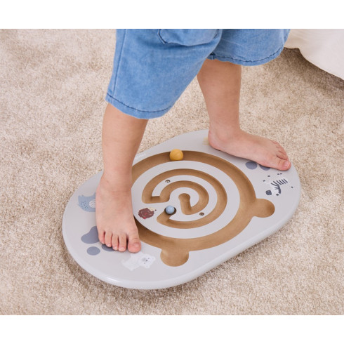 Detský drevený balansujúci labyrint medvedík Viga