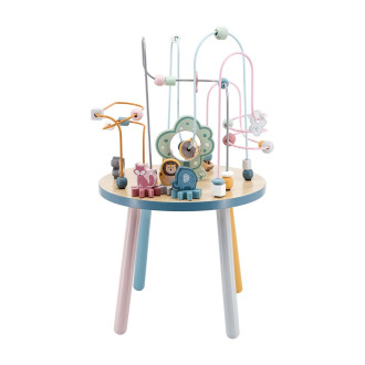 Dřevěný edukační aktivní stolek pro děti Viga