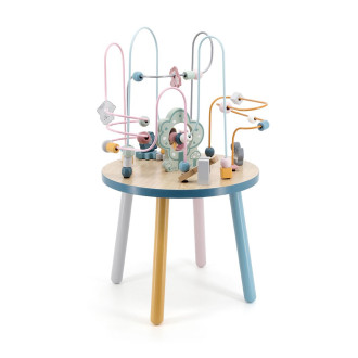 Dřevěný edukační aktivní stolek pro děti Viga