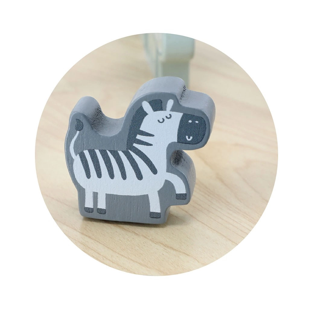 Detský drevený edukačný stolík s aktivitami Viga