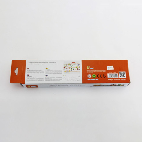 Detský drevený magnetický vláčik Viga Farma