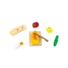 Detský drevený set na krájanie raňajky Viga