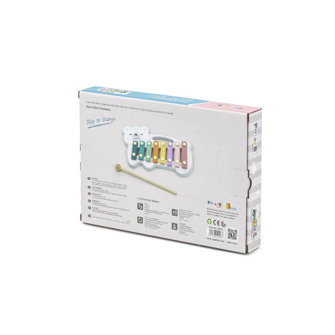 Detský drevený xylofón Viga medvedík