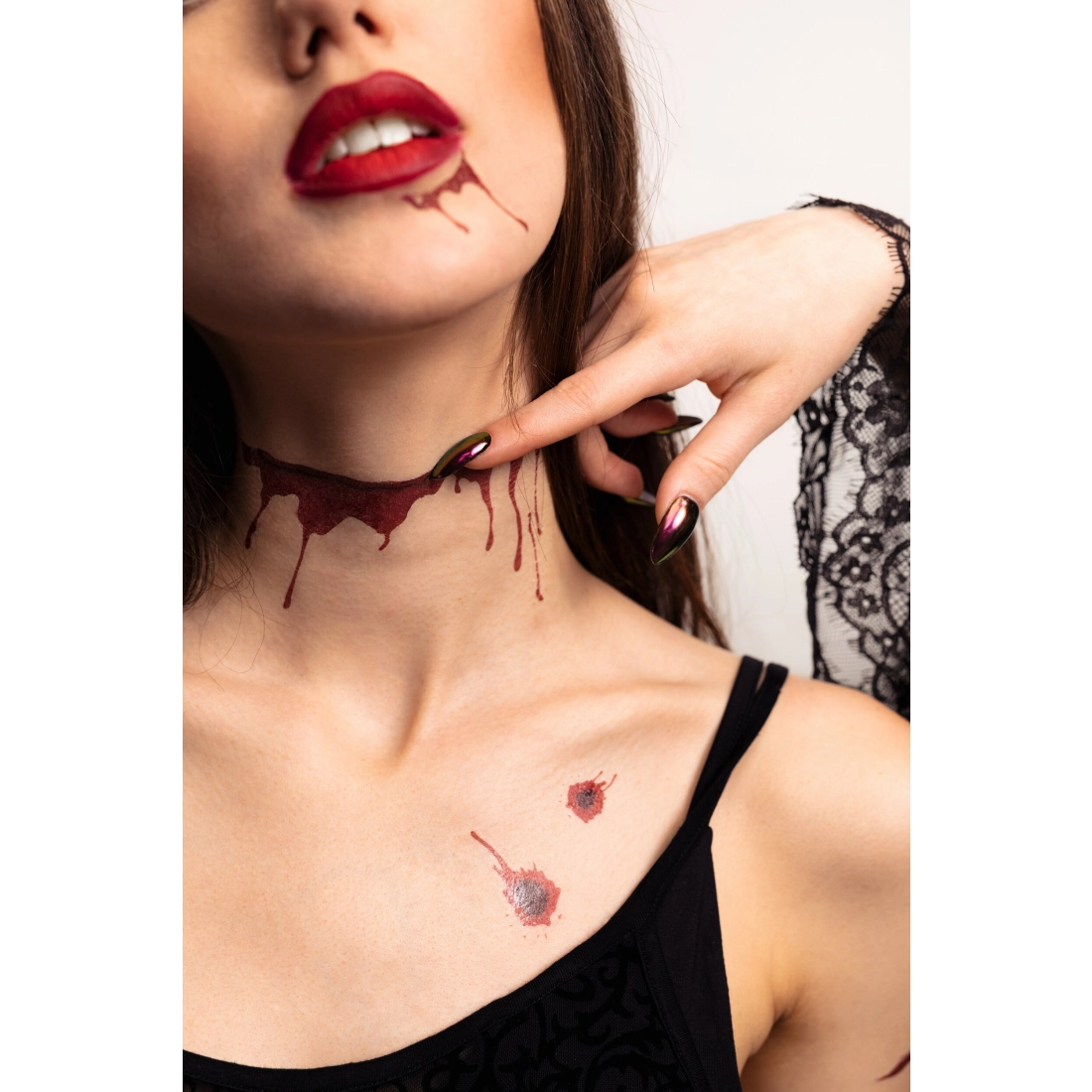 Tatuaje temporare cu cicatrici și răni – mix de 13 motive realiste