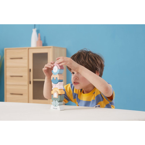 Drevená edukačná veža pre deti Viga 11 dielov