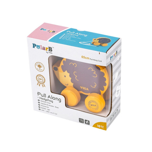 Dřevěná tahací hračka pro děti Viga ježek