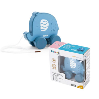 Dřevěná tahací hračka pro děti Viga slon