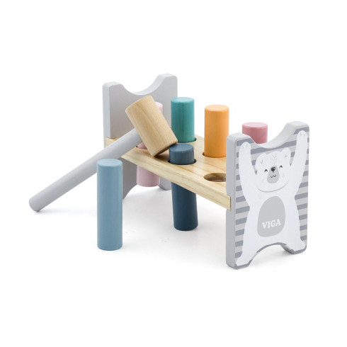Dřevěná zatloukačka pro nejmenší Viga PolarB