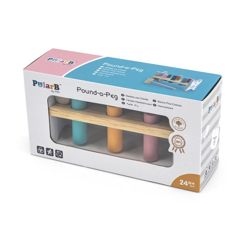 Dřevěná zatloukačka pro nejmenší Viga PolarB