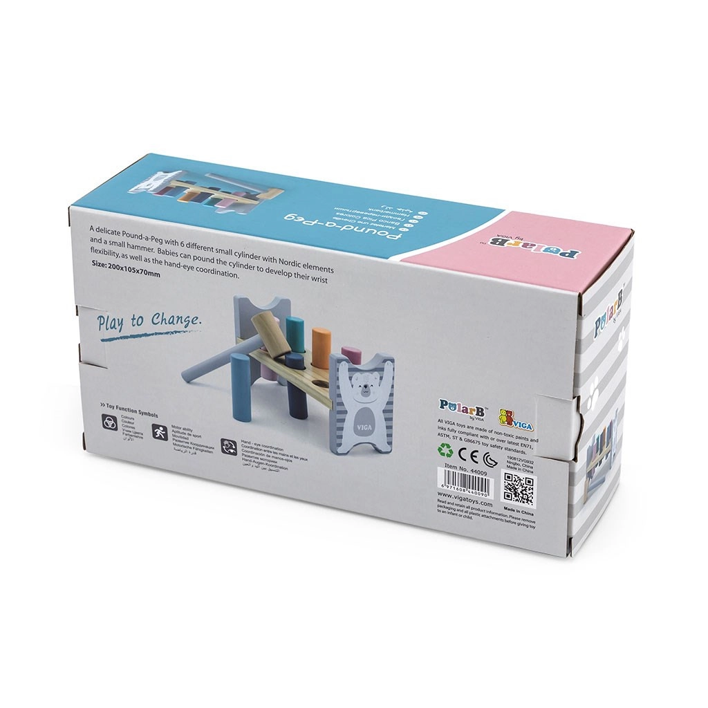 Drevená zatĺkačka pre deti Viga PolarB