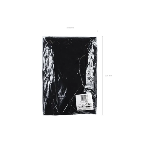 Husă elastică neagră pentru masă de banchet 183x76x74 cm, spandex