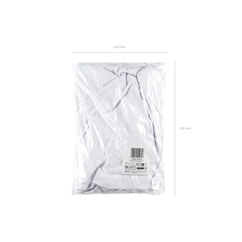 Elastičen prt za banketno mizo 183x76x74 cm – bel spandex