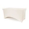 Elastičen prt za banketno mizo 183x76x74 cm, kapučino spandex