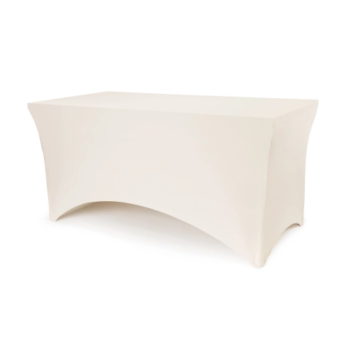 Husă elastică pentru masă de banchet 183x76x74 cm, cappuccino