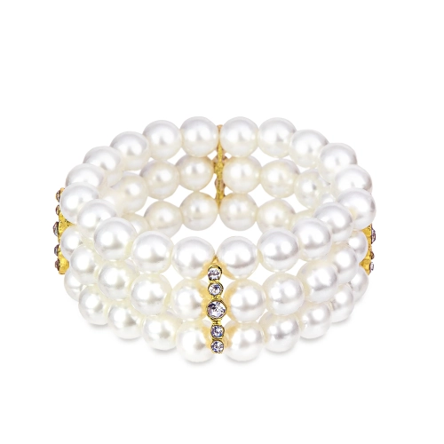 Brățară elegantă cu perle pentru sărbătoare