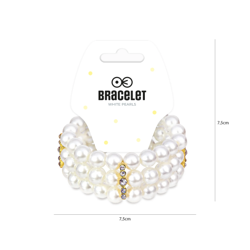 Elegantný náramok z perál na oslavu