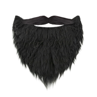 Falošná brada s fúzmi čierna na párty