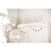 Balon folie Oh Baby alb-auriu 53x69 cm